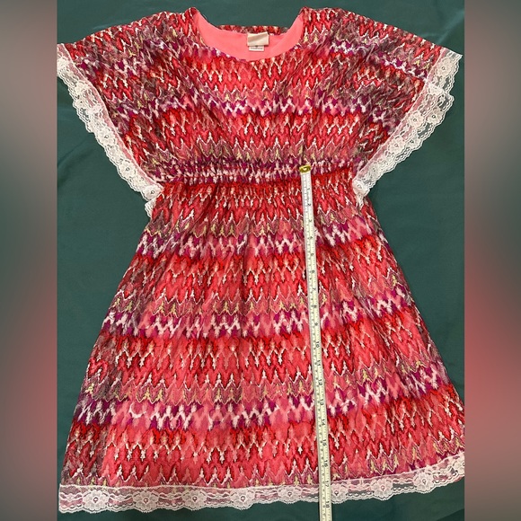 Lemon Fizz Girls Size 14 Lace Boho Flowy Sleeves Dress. EUC. - Picture 8 of 11